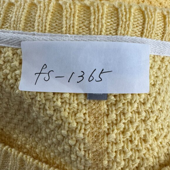 Habitat Summer‎ Pocket Poncho Sweater M/L Daisy Yellow Oversized NWT FS-1365 - Picture 2 of 11